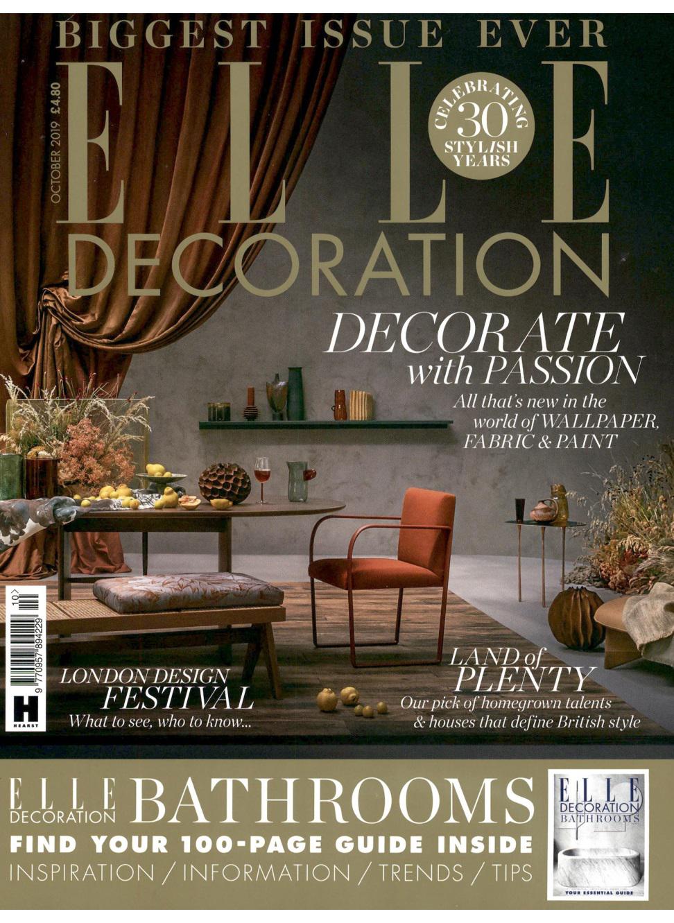 Elle Decoration, UK, October 2019 - Press - Henge